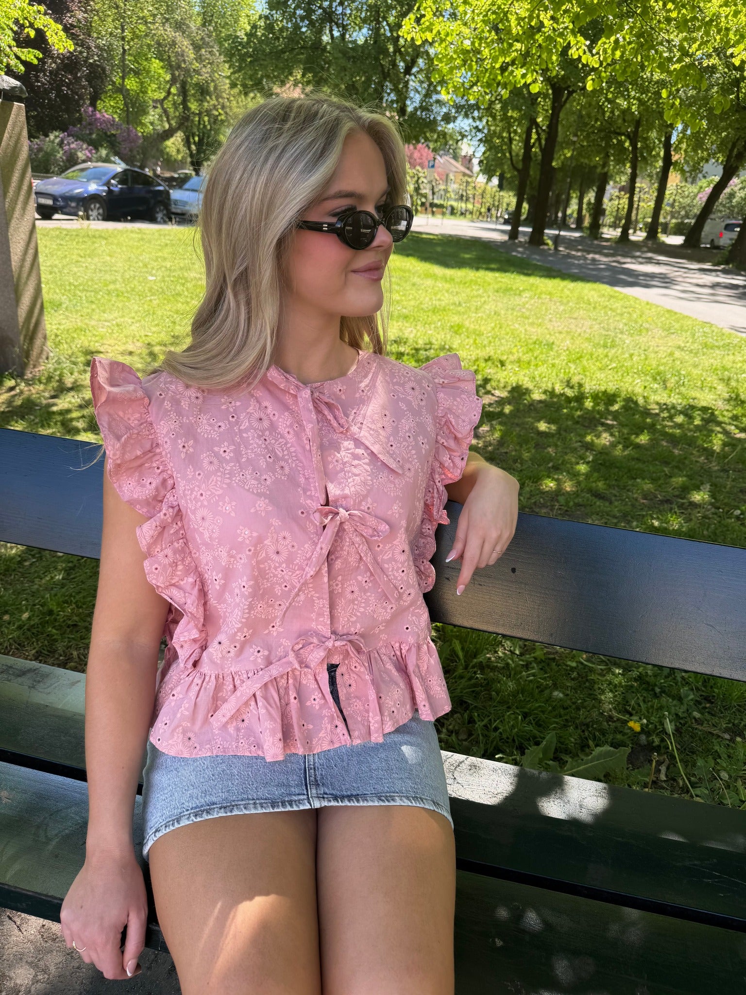 OBJCILIE Top - Rose Elegance